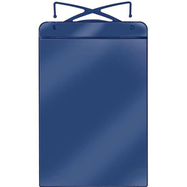 Kunststoff-Bügeltasche A4 225x340mm blau