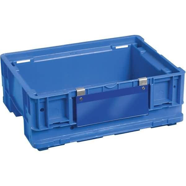 Etikettenhalter für Kleinladungsträger 212x80mm blau