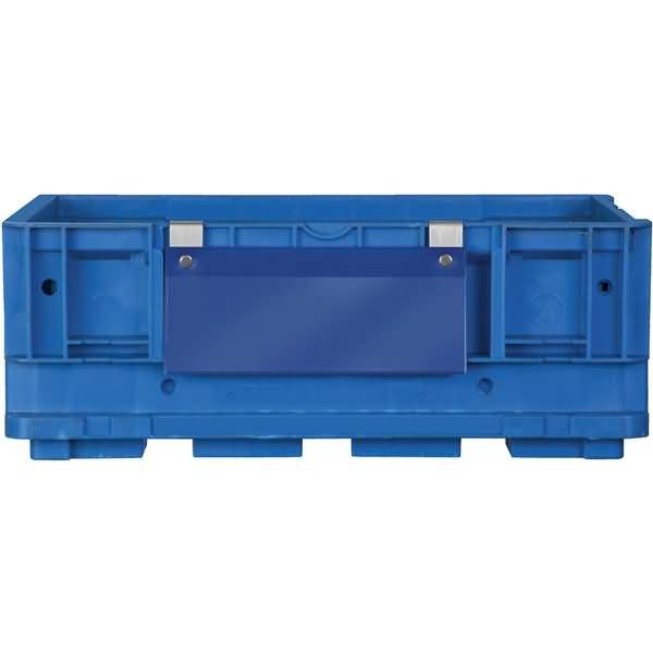 Etikettenhalter für Kleinladungsträger 212x80mm blau