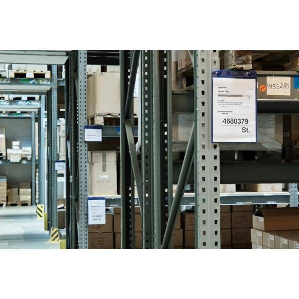 Neodym-Magnettasche A4 225x340mm blau