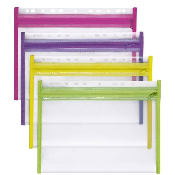 Dokumentenhülle Velobag XS Euro-Lochung PP glänzend sortiert