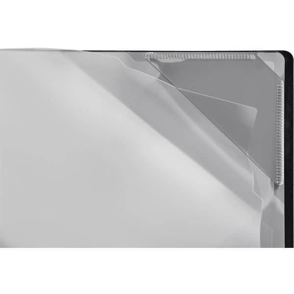 Sichtmappe Diamond A4 4 Sichttaschen schwarz