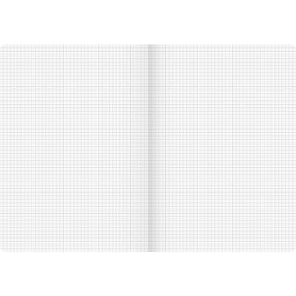 Kladde Fact!plus A4 kariert 96 Blatt 90g/qm Karton-Einband flexibel Gummizugverschluß braun