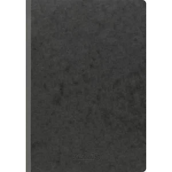 Brunnen 104347190, Monochromatisch, Schwarz, A4, 96 Blätter, 90 g/m², Liniertes Papier