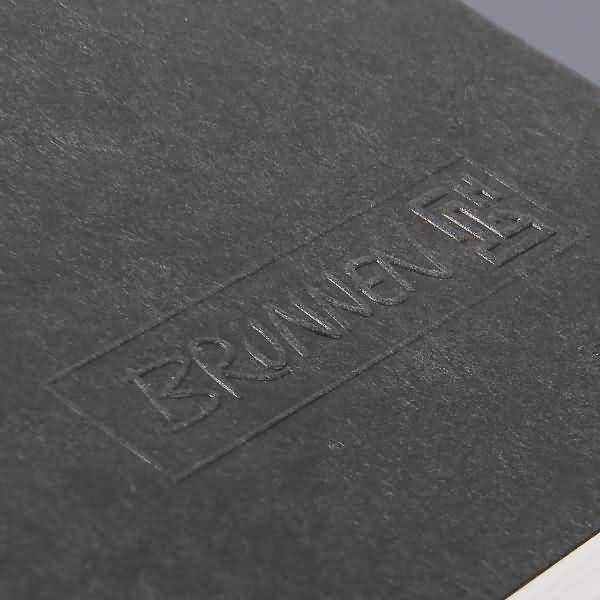 Brunnen 104347190, Monochromatisch, Schwarz, A4, 96 Blätter, 90 g/m², Liniertes Papier