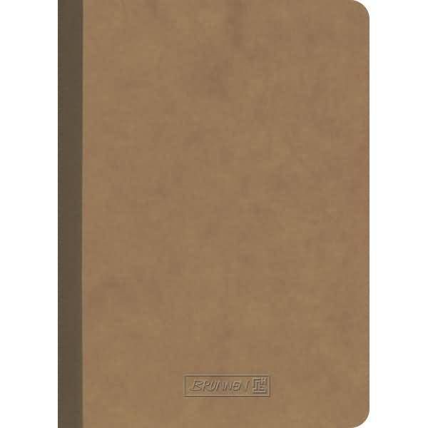 Brunnen 104367270, Monochromatisch, Braun, A6, 96 Blätter, 90 g/m², Kariertes Papier