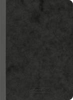 Brunnen 104367190, Monochromatisch, Schwarz, A6, 96 Blätter, 90 g/m², Liniertes Papier