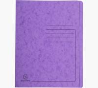 Exacompta 39998E, Präsentationsmappe, A4, Pressspan, Violett, Porträt, 350 Blätter