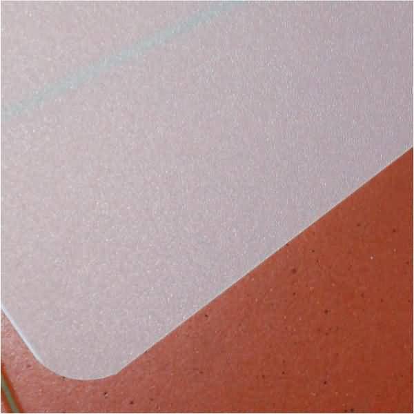 Bodenschutzmatte anti-rutsch für harte Böden 73x117cm rechteckig milchig-transparent