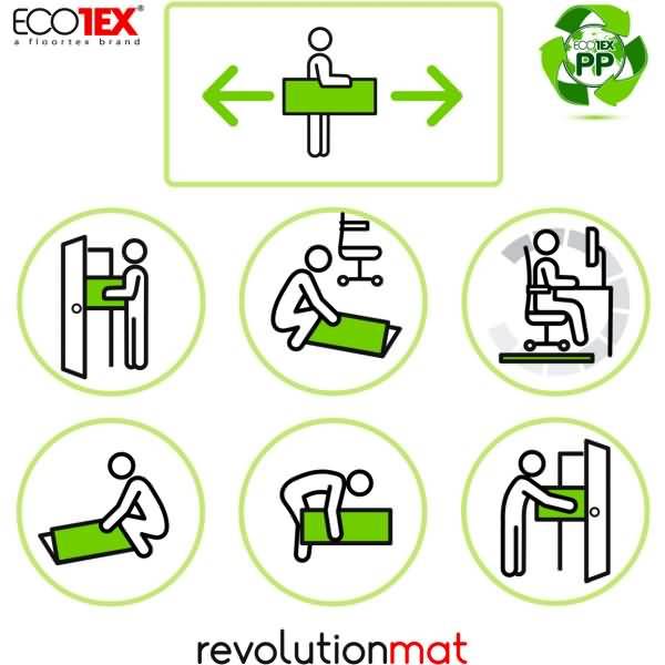 Bodenschutzmatte für niederflorige Teppichböden 117x145cm rechteckig milchig-transparent