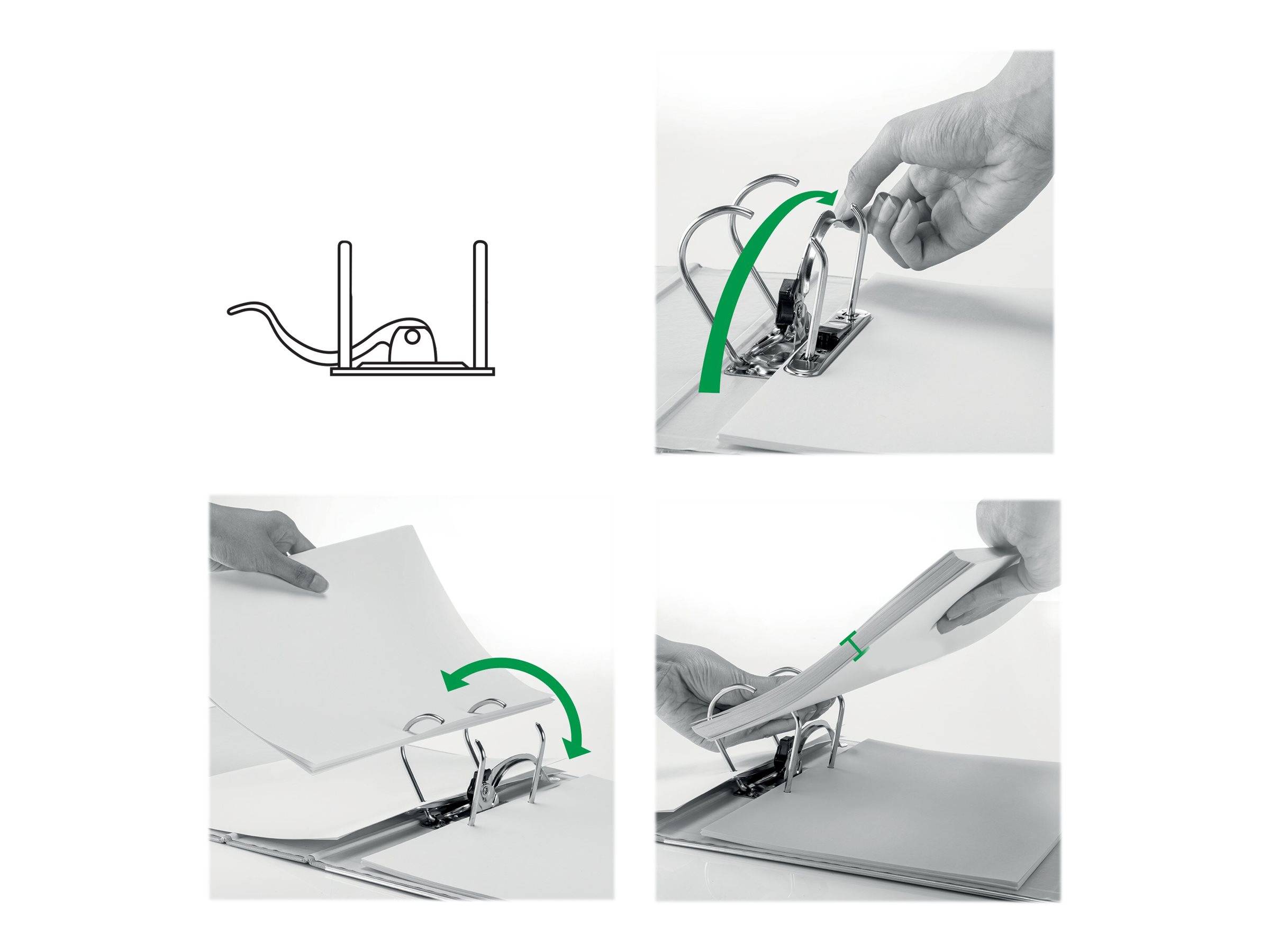 Esselte Leitz 180° Cosy - Aktenordner - Rückenbreite: 80 mm - für A4 (210 x 297 mm)
