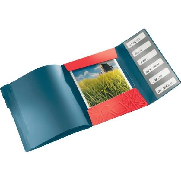 Ordnungsmappe Urban Chic A4 PP 6 Fächer rot