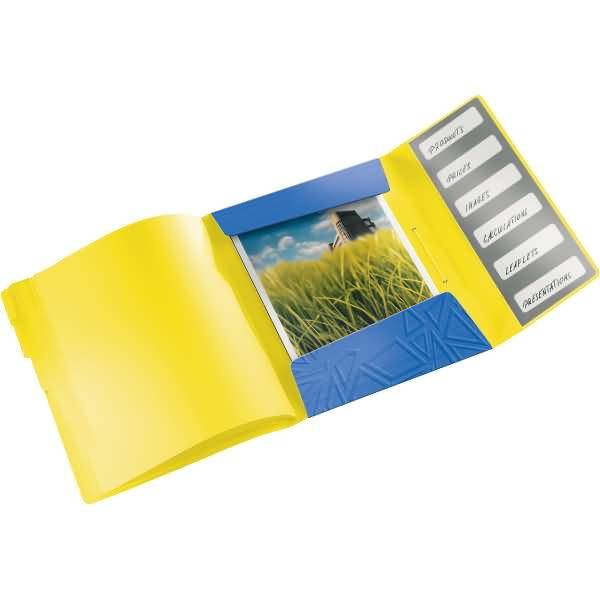 Ordnungsmappe Urban Chic A4 PP 6 Fächer blau