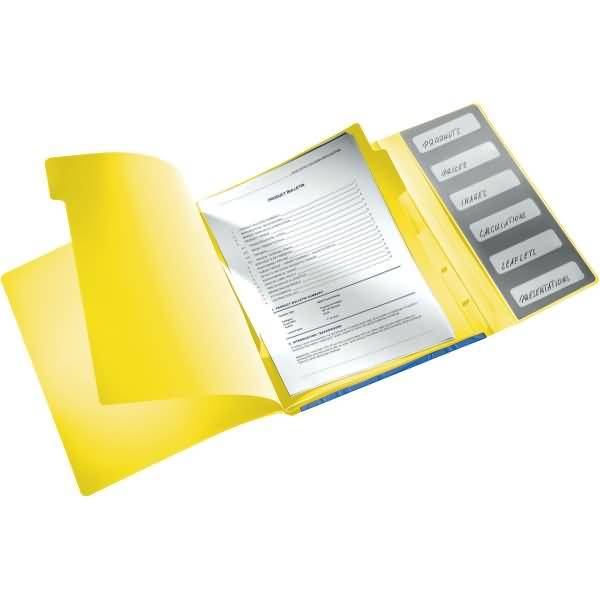 Ordnungsmappe Urban Chic A4 PP 6 Fächer blau