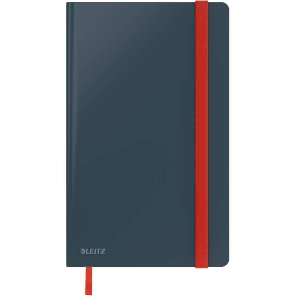 Notizbuch Cosy A5 fester Einband kariert grau