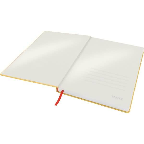 Notizbuch Cosy B5 fester Einband kariert gelb