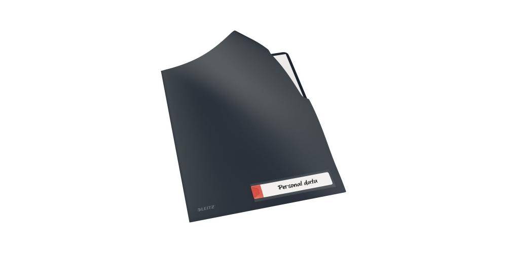 Leitz Sichthlle Cosy Privacy DIN A4 0,20mm oben rechts halb offen