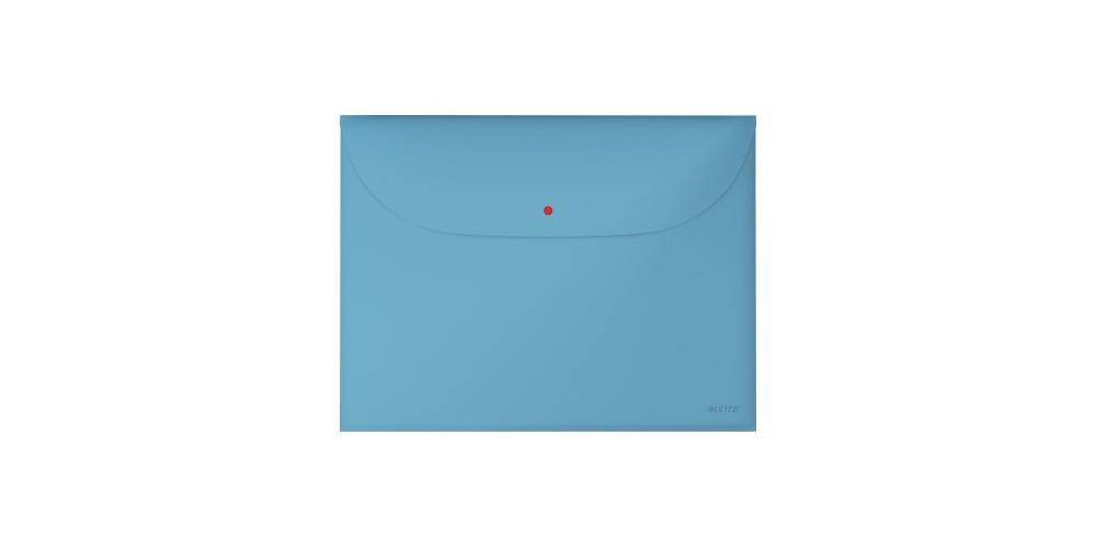 Dokumententasche Cosy und Druckknopf und Zusatzfach A4 PP VE=3 Stück blau