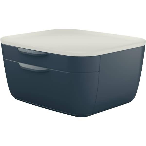 Schubladenset Cosy A4 2 Schubladen Polystyrol grau/hellgrau