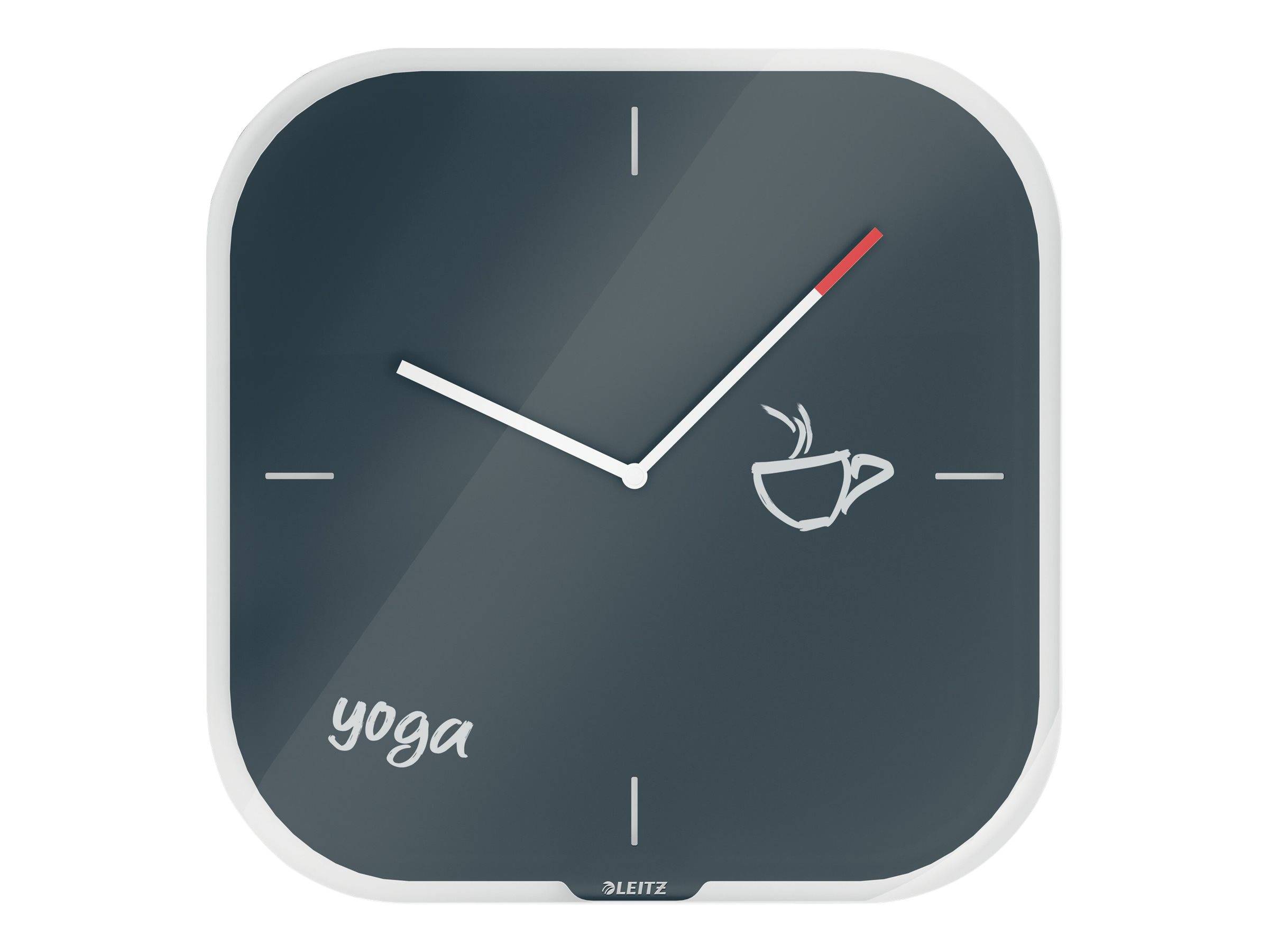 ESSELTE LEITZ - Leitz Cosy - Uhr - viereckig - Quarz - geeignet für Wandmontage