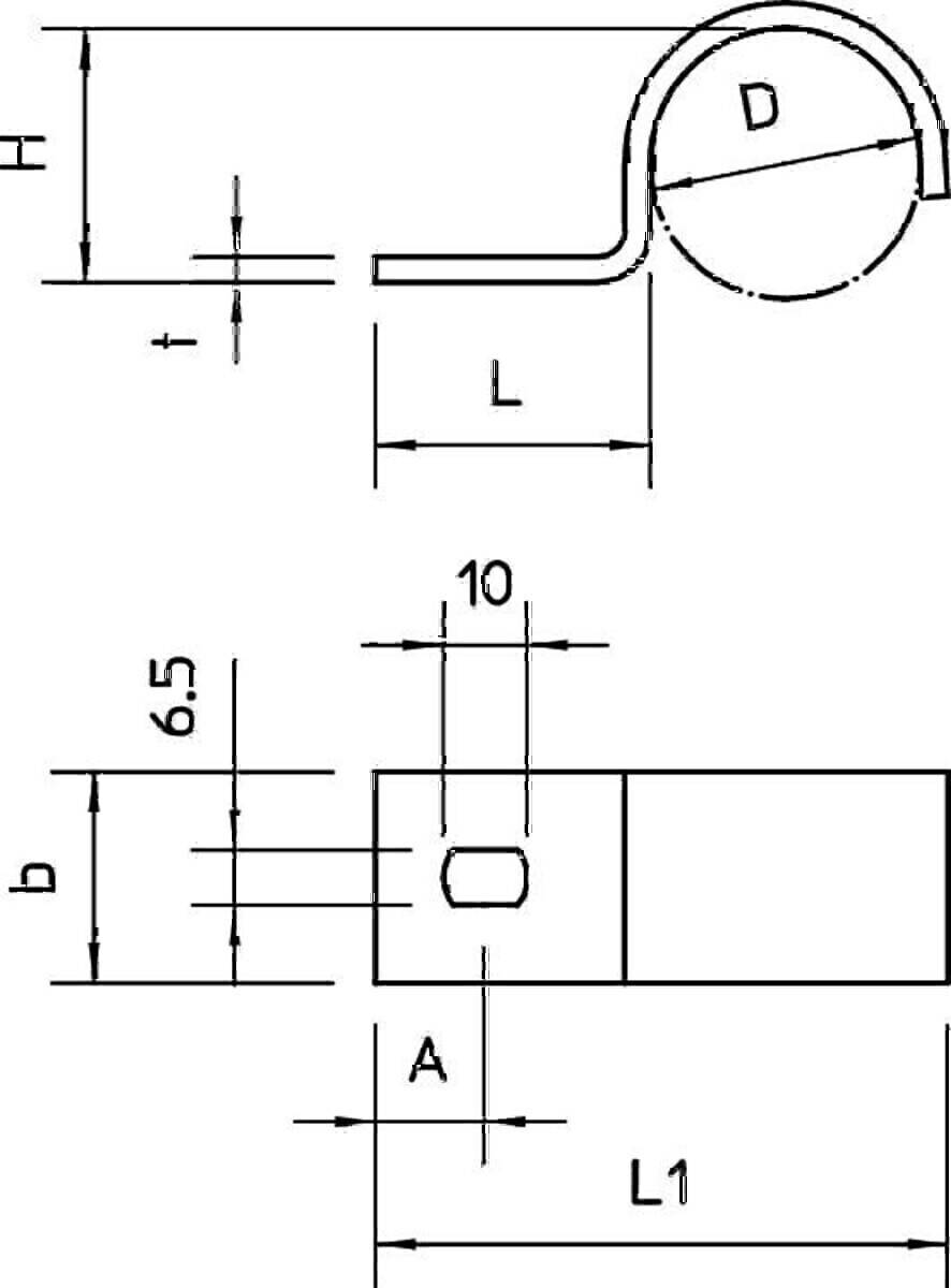 OBO Bettermann Befestigungsschelle 822 32 FT