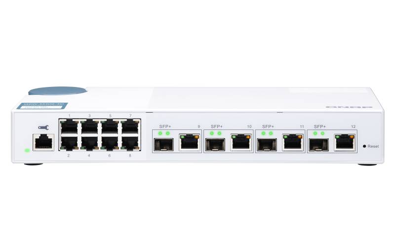 QNAP QSW-M408-4C - Switch - managed - 8 x 10/100/1000 + 4 x C 10 G-Bit SFP+