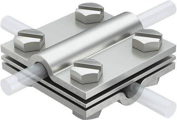 OBO Bettermann Vertr Kreuzverbinder 8-10mm 252 8-10 V4A (5312318)