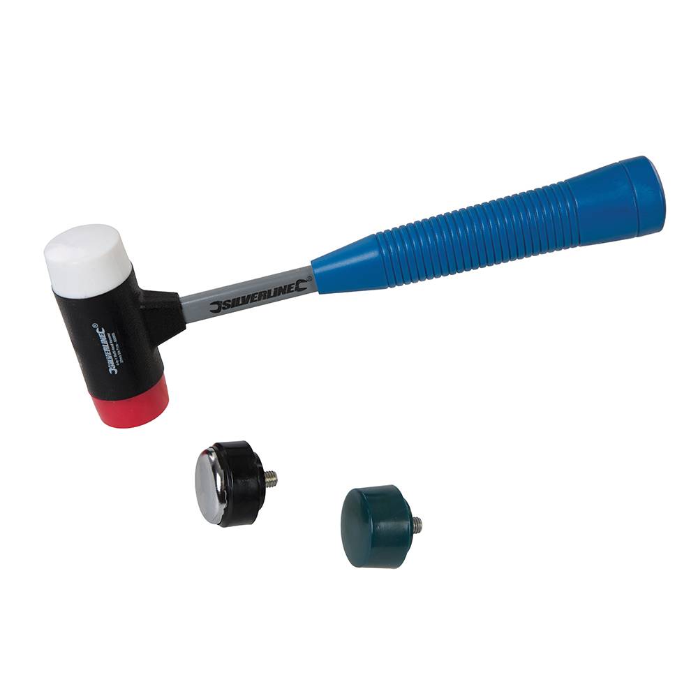 Universal Hammer mit vier auswechselbaren Schlagflächen Ø 37 mm Schonhammer