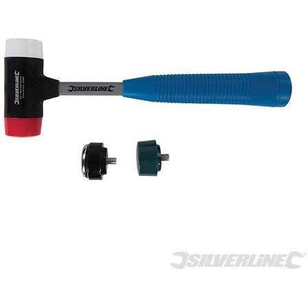 SILVERLINE Mallet mit 4 austauschbaren Köpfen