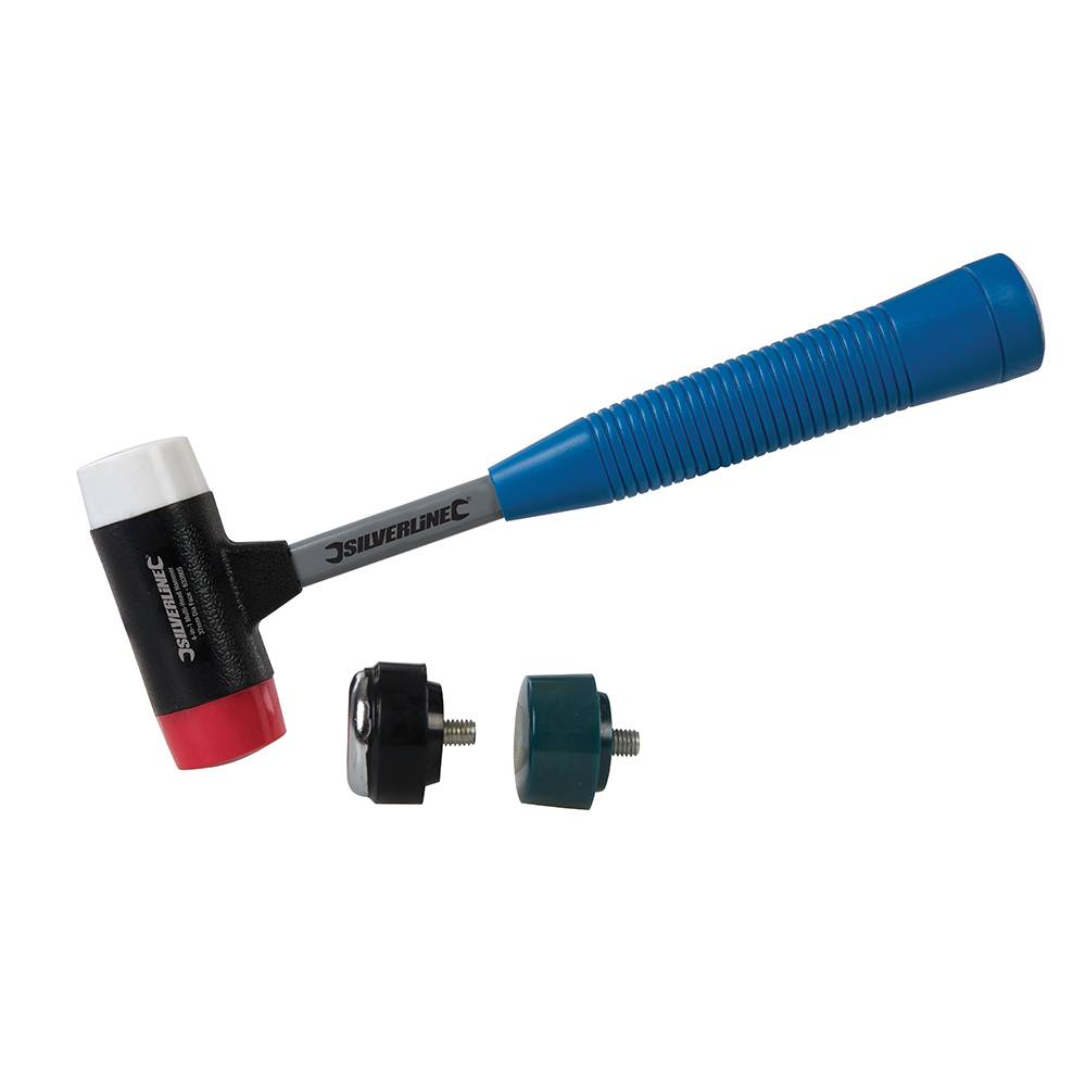 Universal Hammer mit vier auswechselbaren Schlagflächen Ø 37 mm Schonhammer