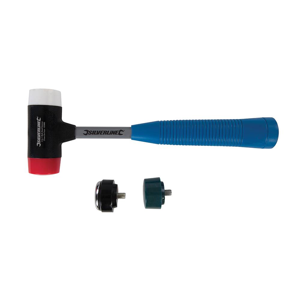 Universal Hammer mit vier auswechselbaren Schlagflächen Ø 37 mm Schonhammer