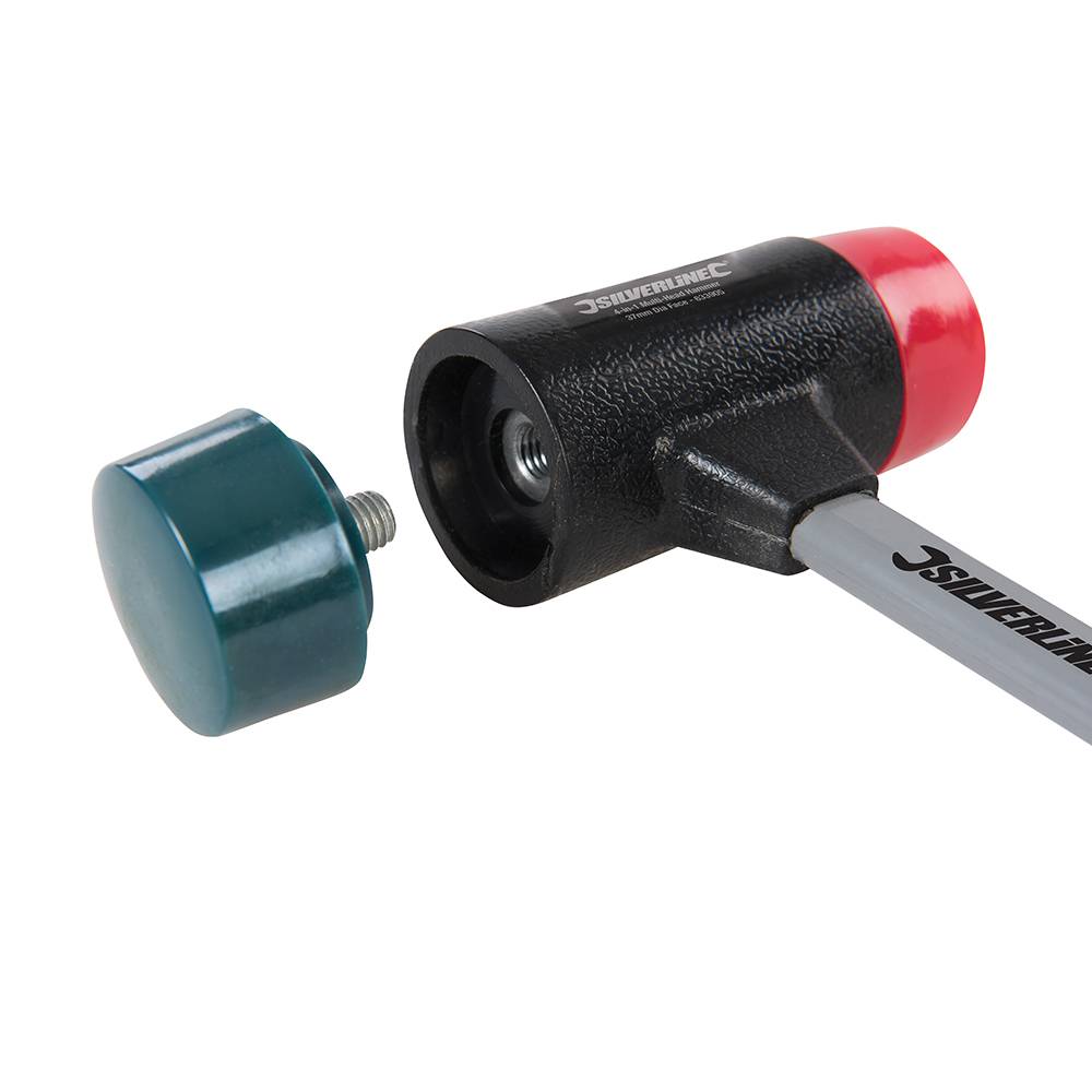Universal Hammer mit vier auswechselbaren Schlagflächen Ø 37 mm Schonhammer