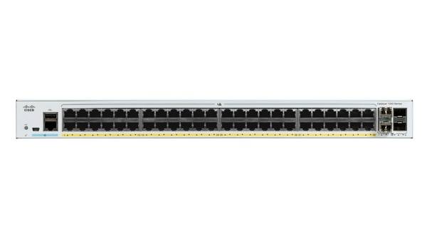 Cisco Catalyst 1000-48P-4X-L - Switch - managed - 24 x 10/100/1000 (PoE+)