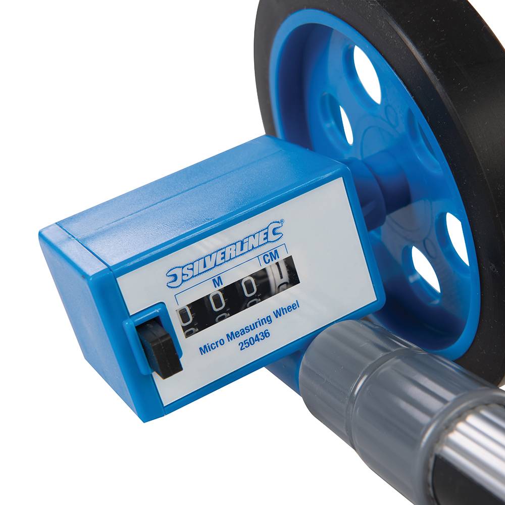 Mikro Messrad 0–999,9 m mit Teleskopgriff