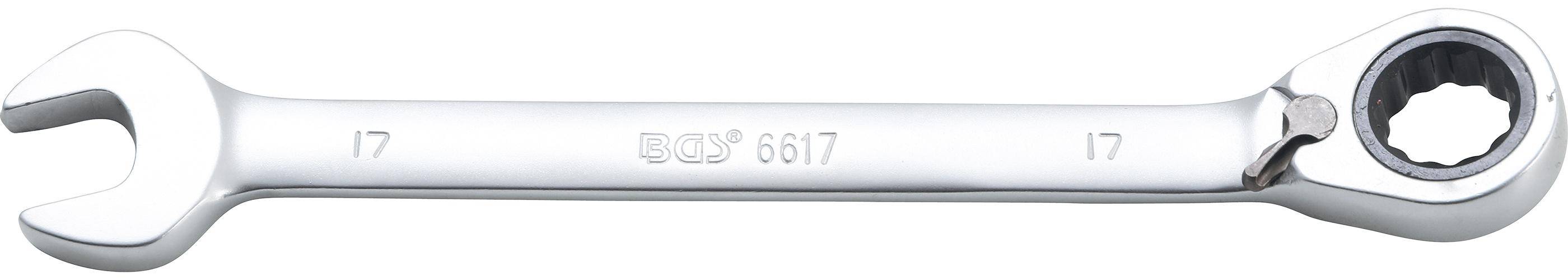 BGS Ratschenring-Maulschlssel | umschaltbar | SW 17 mm