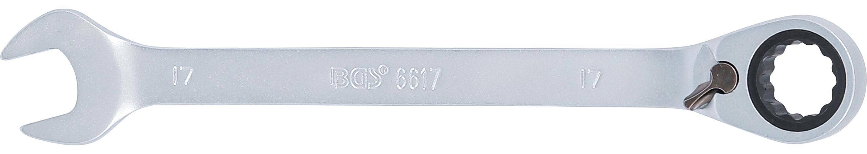 BGS Ratschenring-Maulschlssel | umschaltbar | SW 17 mm