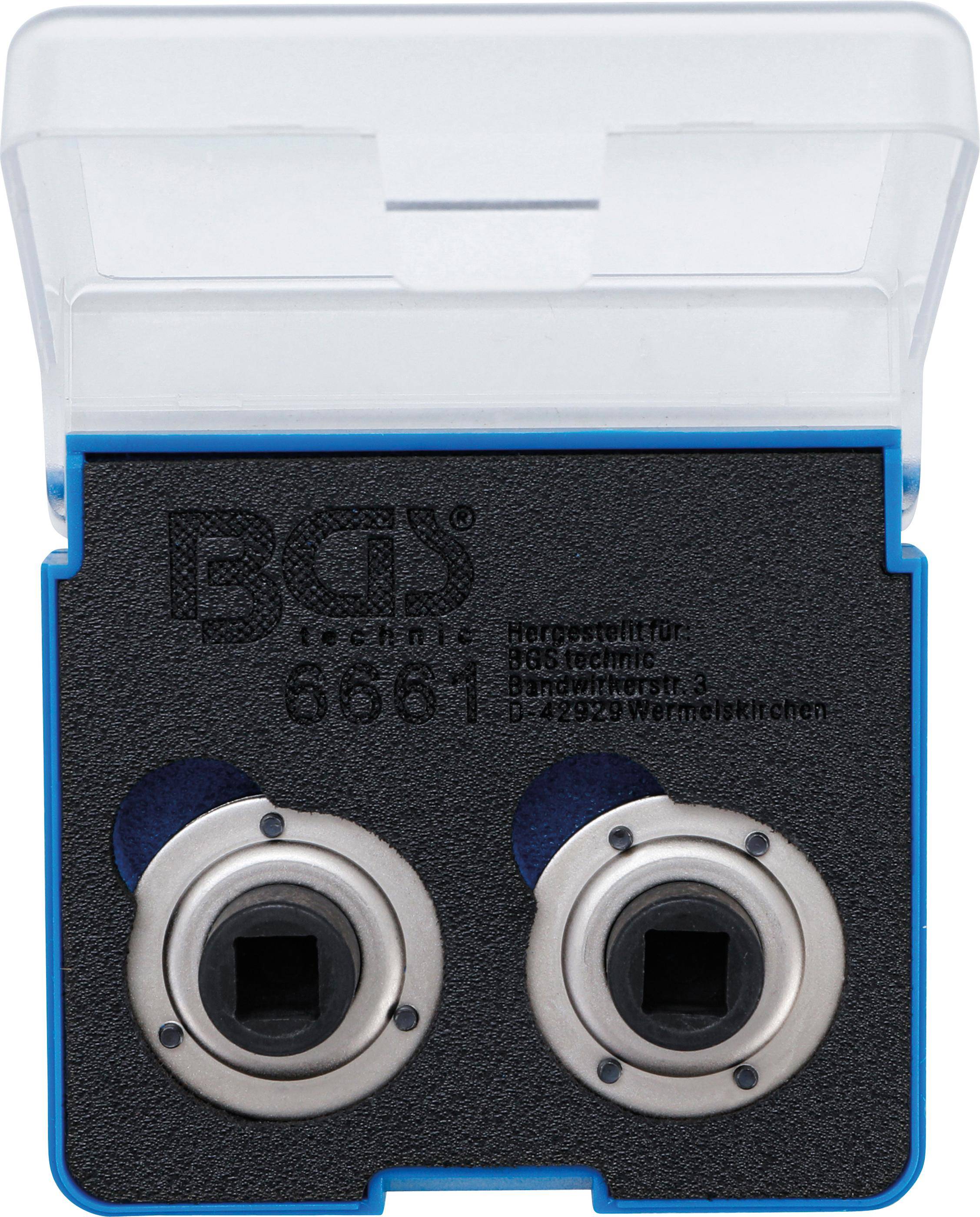 BGS technic Bremskolben-Rückstelladapter-Satz | universal | mit 2 & 3
