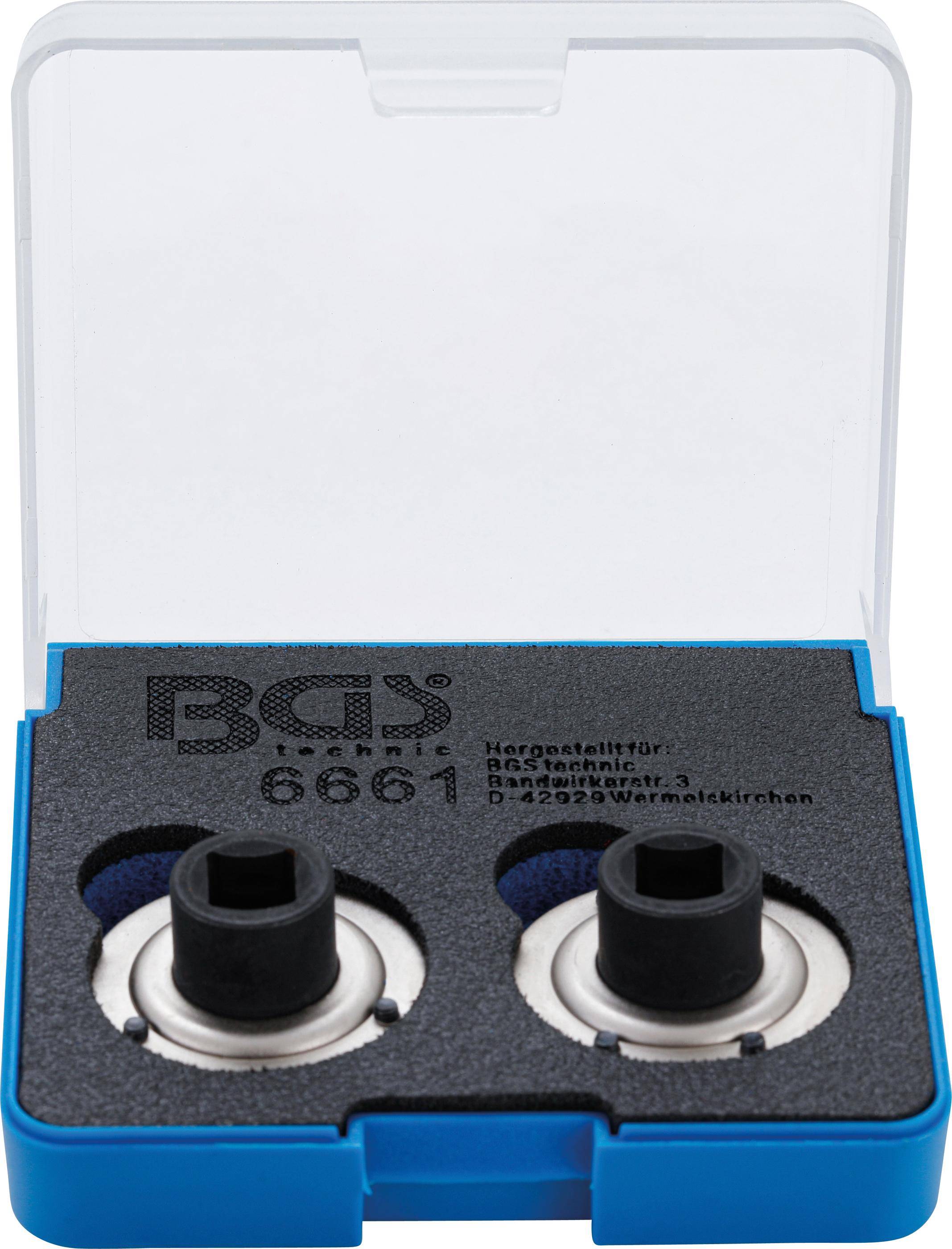 BGS technic Bremskolben-Rückstelladapter-Satz | universal | mit 2 & 3