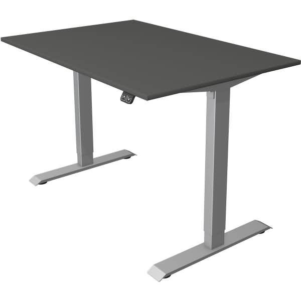 Sitz-/Stehtisch Move 1 elektr. höhenverstellbar BxTxH 120x80cm -123cm anthrazit/silber