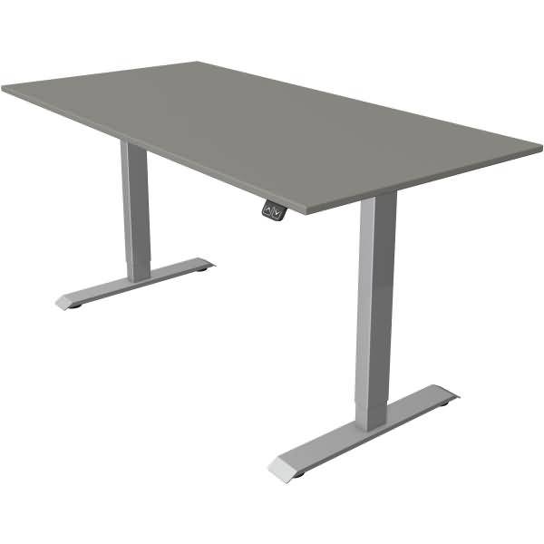 Sitz-/Stehtisch Move 1 elektr. höhenverstellbar BxTxH 160x80 -123cm grafit/silber