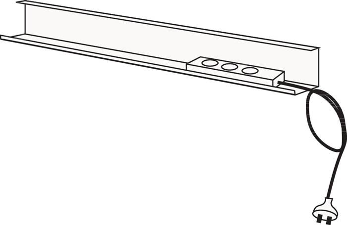 Kabelkanal M-ove siber horiz.silber