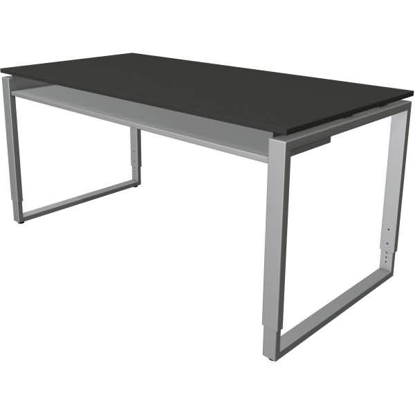 Schreibtisch Architekt BxTxH 160x80x75cm Bügelgestell anhrazit