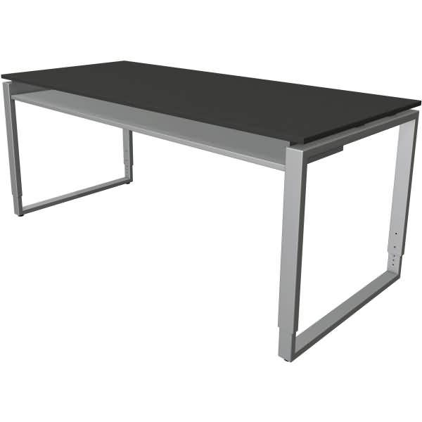 Schreibtisch Architekt BxTxH 180x80x75cm Bügelgestell anhrazit