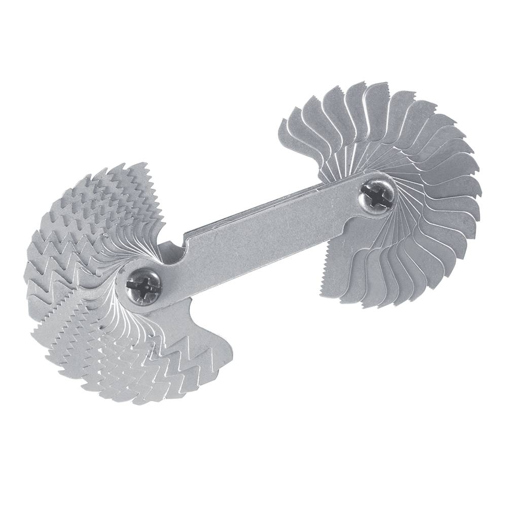 Kombi Gewindelehren metrisch und zöllig 0,25–6 mm / 4–62 BSW