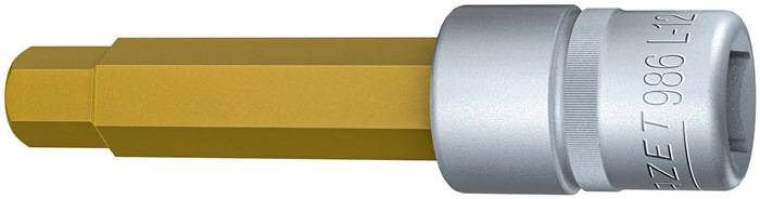 Steckschlüsseleinsatz 986L-12 1/2 Zoll Innen-6-kant SW 12mm L.100mm HAZET