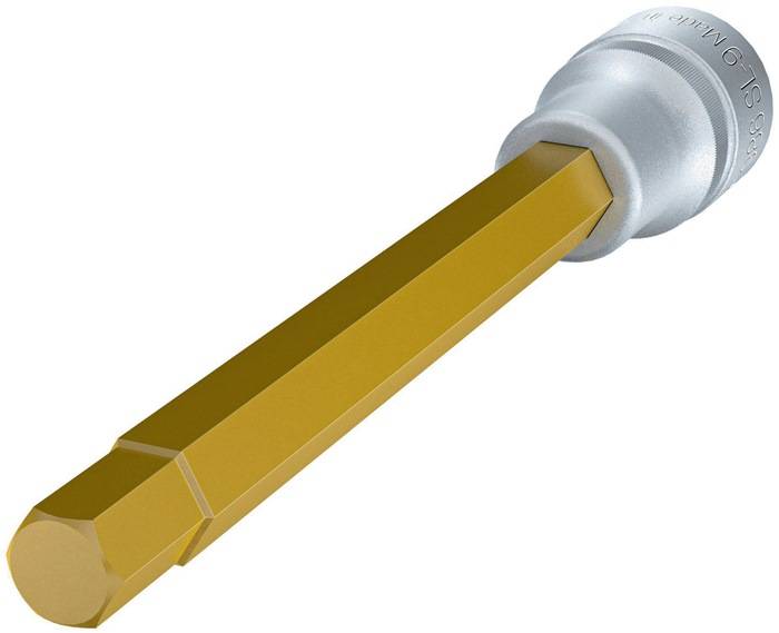 Steckschlüsseleinsatz 986SL-9 1/2 Zoll Innen-6-kant SW 9mm L.140mm HAZET