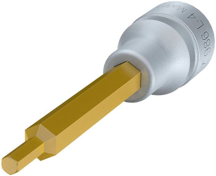 Steckschlüsseleinsatz 986L-4 1/2 Zoll Innen-6-kant SW 4mm L.100mm HAZET