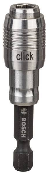 Ein Schraubenziehereinsatz aus Metall mit sechskantigem Schaft, der für den Einsatz mit Bohrmaschinen oder Schraubern konzipiert ist.