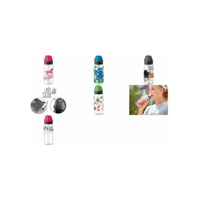 emsa KIDS Trinkflasche Tritan, 0,5 Liter, Kids pink Horse