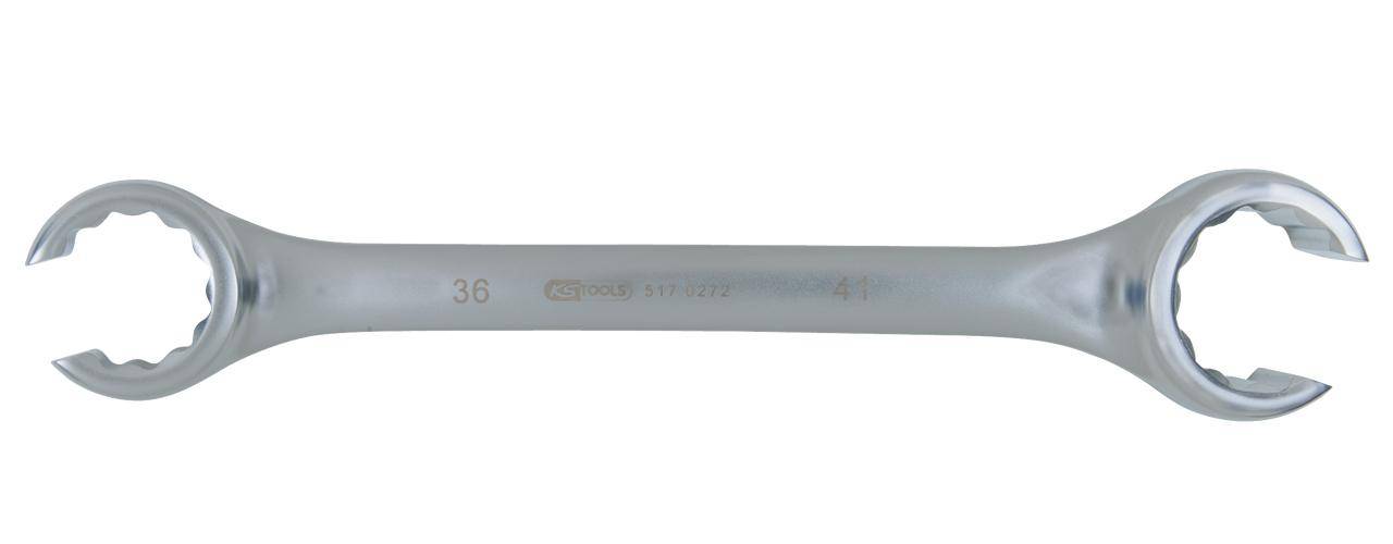 KS TOOLS Offener Doppel-Ringschlüssel, abgewinkelt, 36x41mm